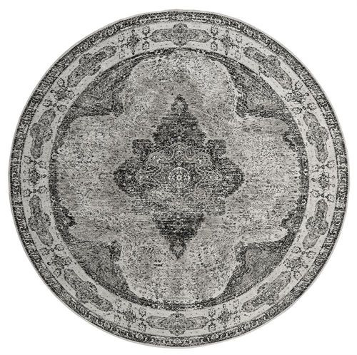 Nordal Venus Woven Rug Ø: 240 cm - Dusty Grey