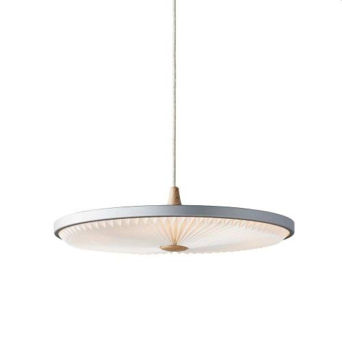 Le Klint Soleil Pendel M Silver Cloud Ø: 50 cm - Light Oak