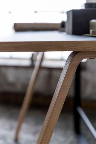 Bent Hansen Hemingway Schreibtisch H: 73,5 cm – Eiche/Grün