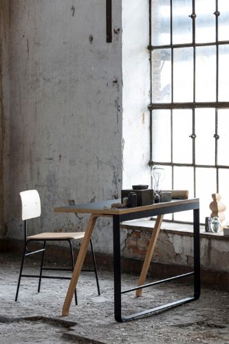 Bent Hansen Hemingway Schreibtisch H: 73,5 cm – Eiche/Schwarz