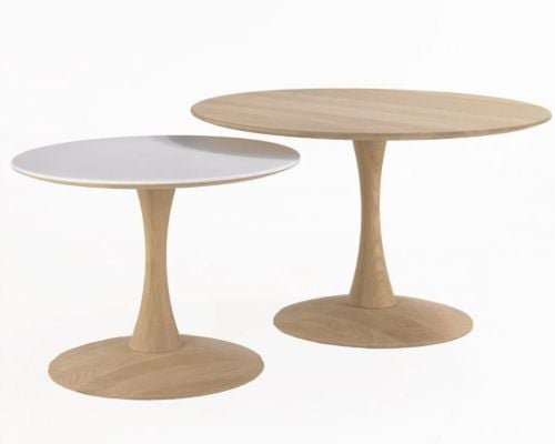 Snedkergaarden Nanna Ditzel Pulley Couchtisch ND 104 Ø: 68 cm – Geölte Eiche
