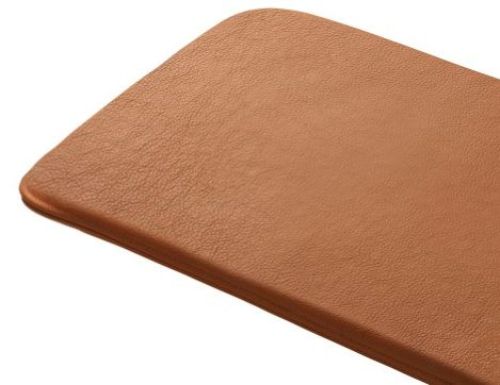 FDB Furniture R6 Kissen für Radius L: 65 cm – Cognacfarbenes Leder