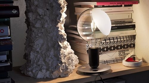FLOS Lampadina Tischleuchte H: 24 cm - Weiß