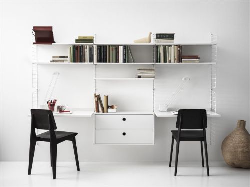 String Furniture Regale 3 Stk. 58x30 cm - Weiß
