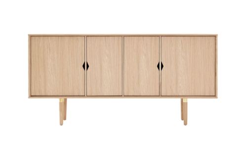 Andersen Furniture Unique Skænk L: 163 - Natur Eg/Natur Fronter