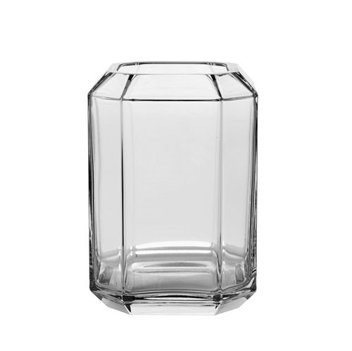 Louise Roe Jewel Vase Glass H: 20 cm - Clear