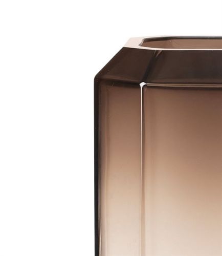Louise Roe Jewel Vase Glas H: 26 cm - Rauch