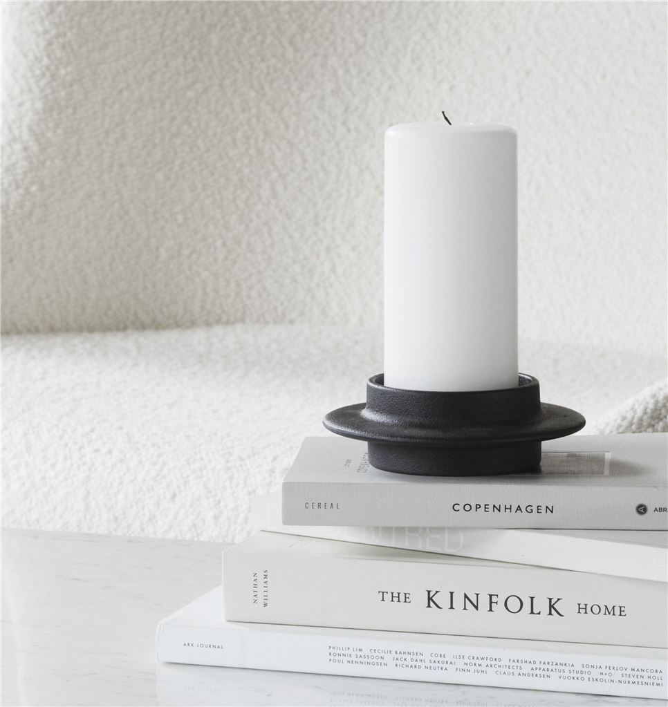 Normann Copenhagen Heima Bloklysstage Ø: 13 cm - Schwarz