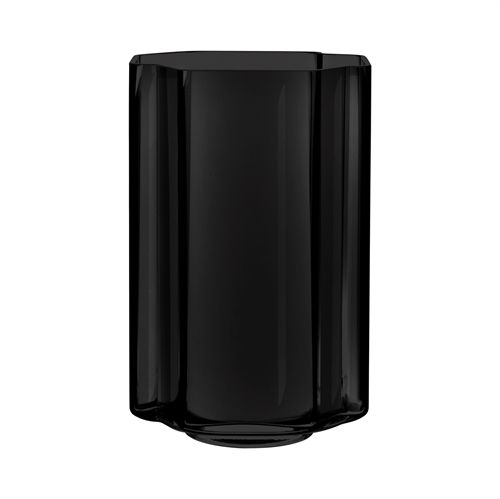 Louise Roe Funki Vase Asymmetric H: 34 cm - Black