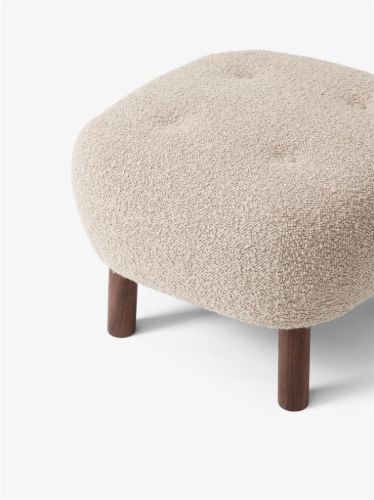 &Tradition Little Petra ATD1 Pouf H: 37 cm - Geöltes Walnussholz/Karakorum 003
