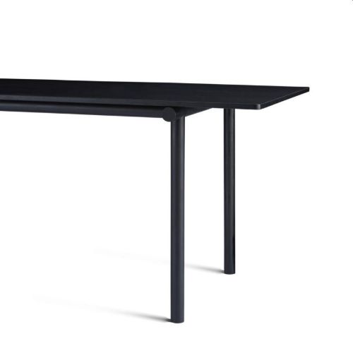 Please Wait to be Seated Tubby Tube Tisch 240 x 90 cm – Schwarz/Schwarz