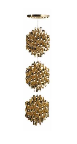 Verpan Spiral SP3 Pendant H: 220 cm - Guld