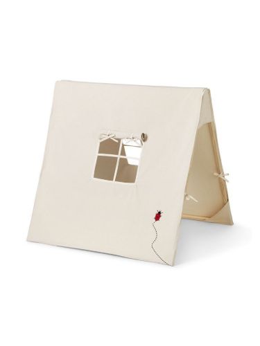 Ferm Living Tent With Ladybird Embroidery H: 100 cm - Natural