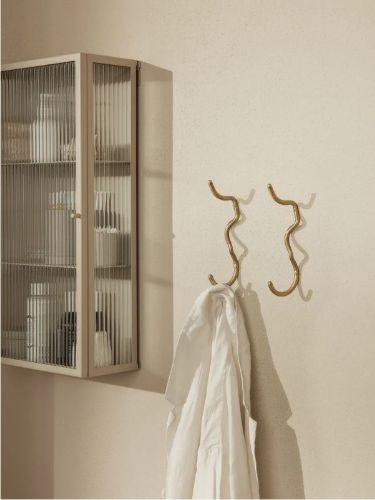 Ferm Living Curvature Haken H: 19,7 cm - Messing