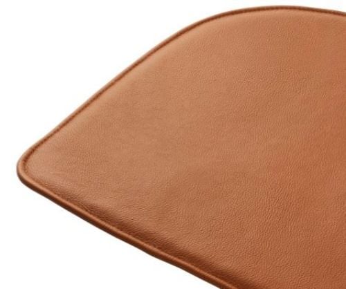 FDB Furniture R5 Nøje Kissen für J48 41x45 cm – Cognacfarbenes Leder VORBESTELLUNG: AB SEPTEMBER 2023
