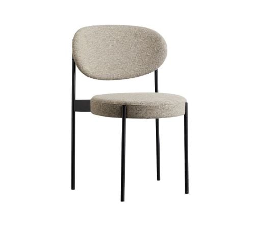 Verpan Series 430 Chair SH: 47 cm - Hallingdal 227/Black