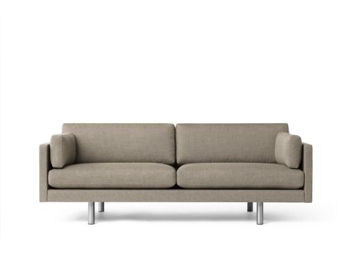 Erik Jørgensen EJ220 2062 2 Pers. Sofa 100 L: 212 cm - Foss 242/Krom