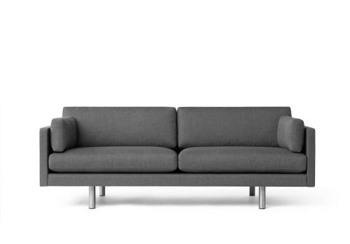 Erik Jørgensen EJ220 2062 2 Pers. Sofa 100 L: 212 cm - Foss 172/Krom