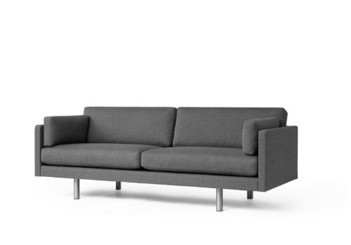 Erik Jørgensen EJ220 2062 2 Pers. Sofa 100 L: 212 cm – Foss 172/Chrom