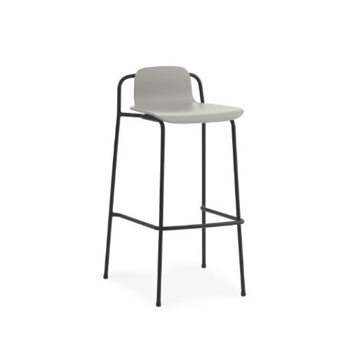 Normann Copenhagen Studio Barstool 65cm - Sort/Lys Grå