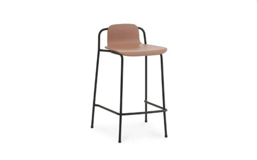 Normann Copenhagen Studio Barstool 65cm - Sort/Brun
