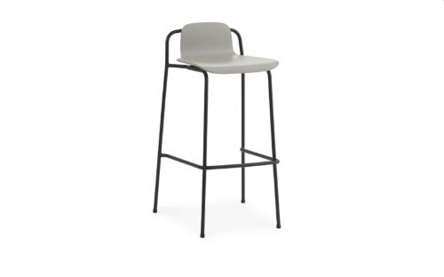 Normann Copenhagen Studio Barstool 75cm - Sort/Lys Grå