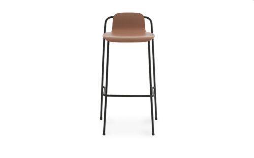 Normann Copenhagen Studio Barhocker 75 cm – Schwarz/Braun
