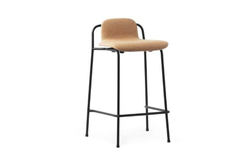 Normann Copenhagen Studio Barstool 65cm Polstret - Sort/Lambeth