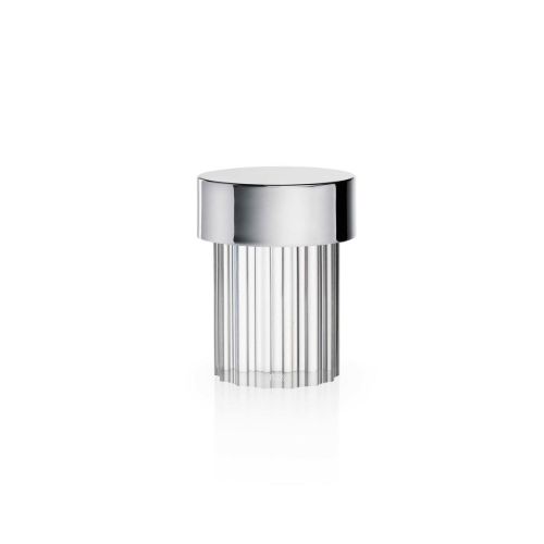 FLOS Last Order Fluted Lamp H: 14 cm - Polished Inox