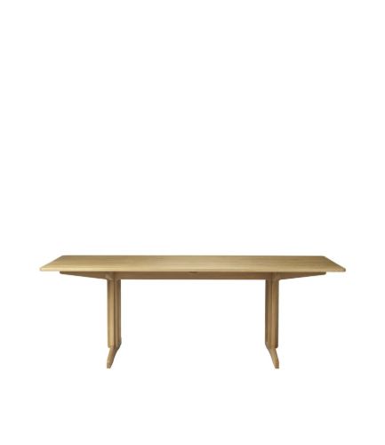 FDB Møbler Shakerbord Børge Mogensen C64 90x220 cm - Massiv Eg/Natur