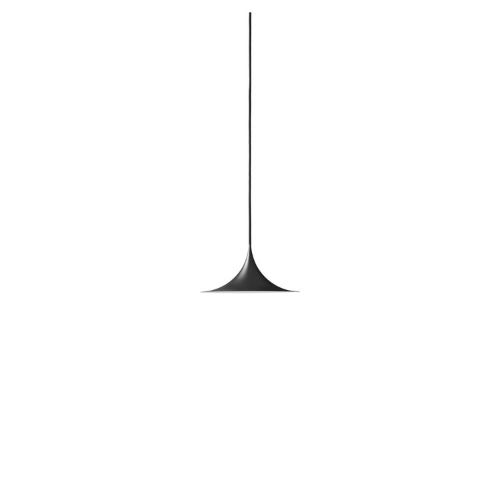 GUBI Semi Pendant Ø: 30 cm - Black Semi Matt