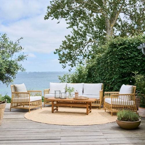 Sika-Design Rückenkissen für Caroline Lounge Chair 66x50 cm - B450 Weiß