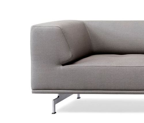 Fredericia Furniture 450 Delphi 3 Pers. Sofa L: 325 cm – Fiord 171/Aluminium
