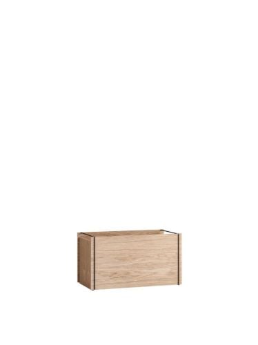 Moebe Storage Box 60x31 cm - Oak / Black Steel