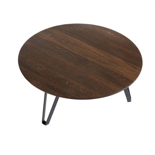 Muubs Couchtisch Space Ø: 90 cm – Räuchereiche