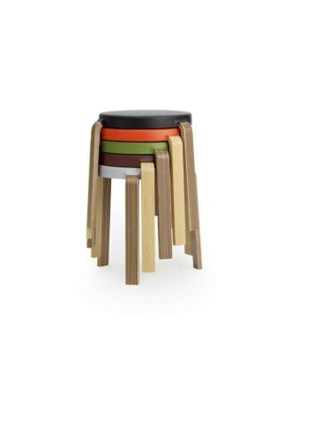 Normann Copenhagen Tap Hocker H: 43 cm – Eiche/Schwarz