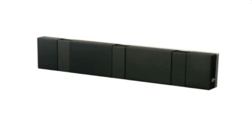 KNAX Lite 3 knagerække L: 20cm - Sort/Sort