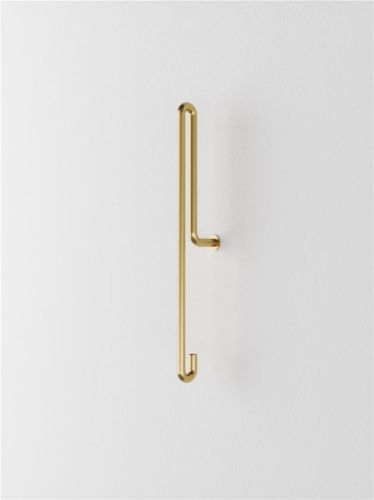 Moebe Wandhaken groß 20x3,6x0,6 cm - Gold
