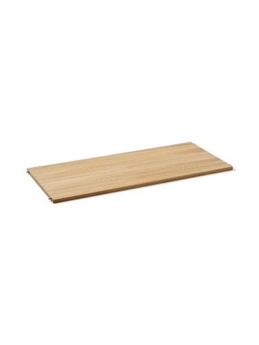 Ferm Living Punctual Wooden Shelf 40x89,6 cm - Oak/Cashmere