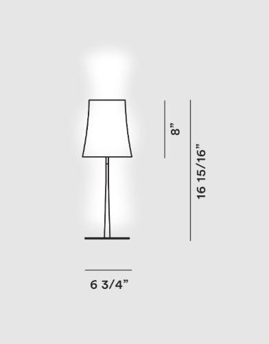 Foscarini Birdie Easy Tischlampe H: 43cm - Sortiert