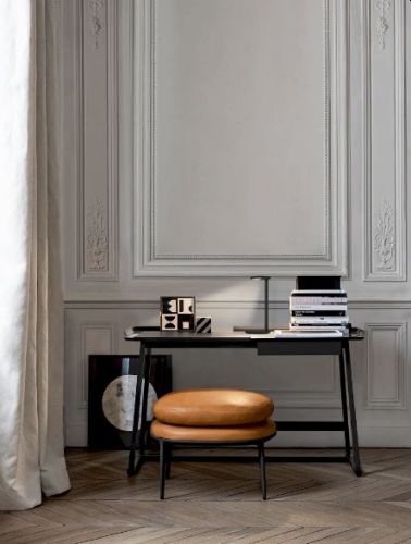 FLOS Oblique Tischleuchte H: 35 cm – Matt Anthrazit