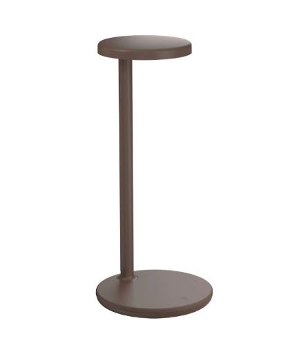 FLOS Oblique QI Bordlampe H: 35cm - Matt Brown