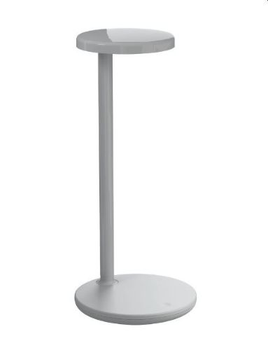 FLOS Oblique QI Bordlampe H: 35cm - Gloss Grey