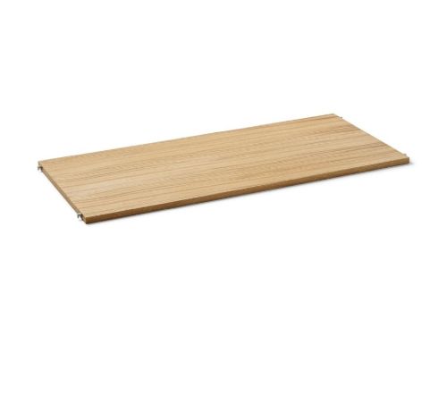 Ferm Living Punctual Wooden Shelf 40x89,6 cm - Oak/Light Grey