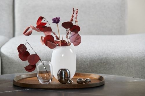 Piet Hein Super Vase H: 20 cm - Opal
