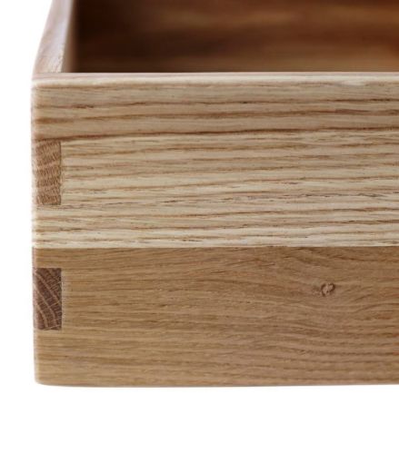 FDB Möbelsockel B98S Mogens Koch D:28 cm für Vertikale – Eiche