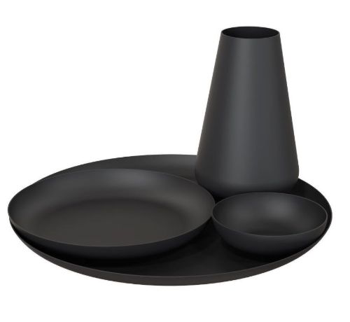 FROST LIVING Rondo Schüssel 270 Ø: 26,8 cm – Lebensmittelschwarz