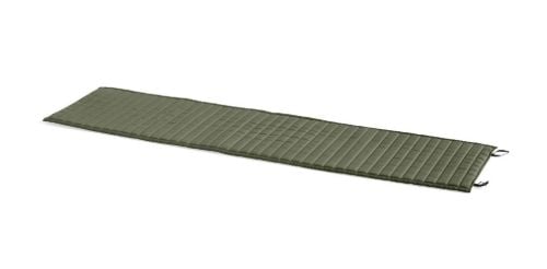 HAY Palissade Chaise Lounge Quilted Cushion 49,5x195 cm - Olive