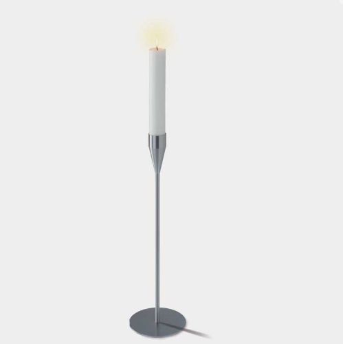 Piet Hein Jupiter Lysestage Maxi H: 65 cm - Sølv