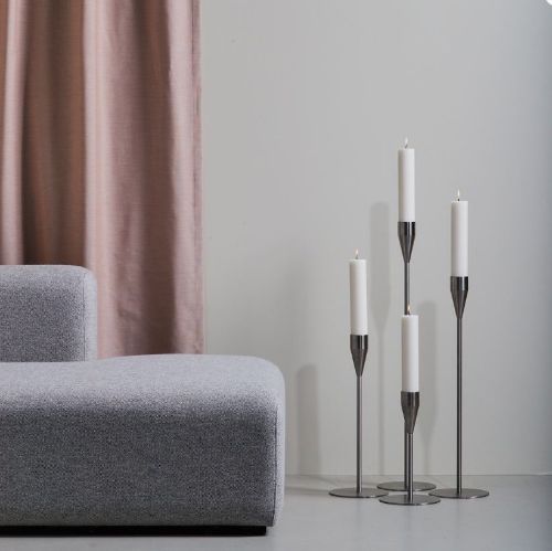 Piet Hein Jupiter Kerzenständer Maxi H: 65 cm - Silber